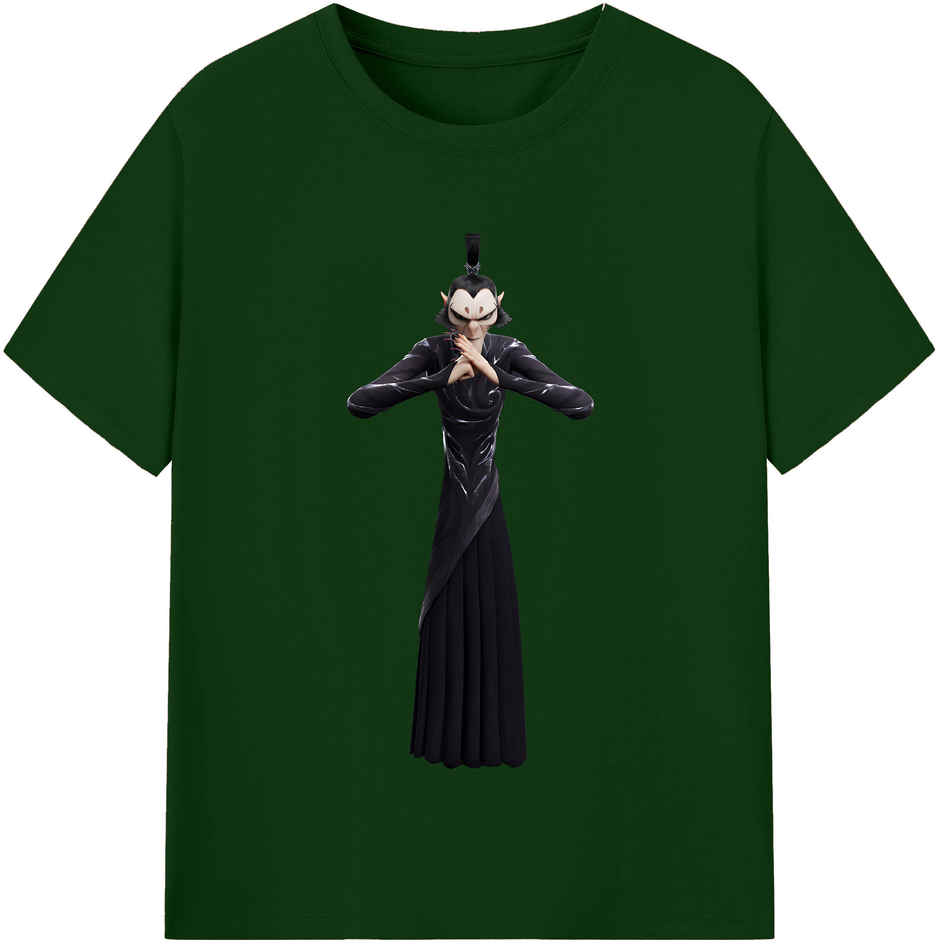 （画像用） Ne Zha 2 ナタ 魔童の大暴れ 綿100％半袖Tシャツ（フロントプリント）